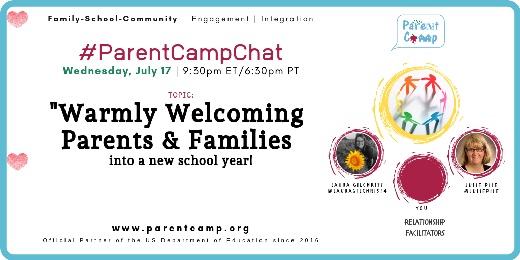 2019-07-17 ParentCampChat Welcoming Families