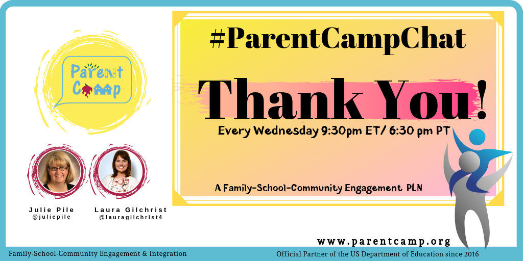 ParentCampChat Thank You