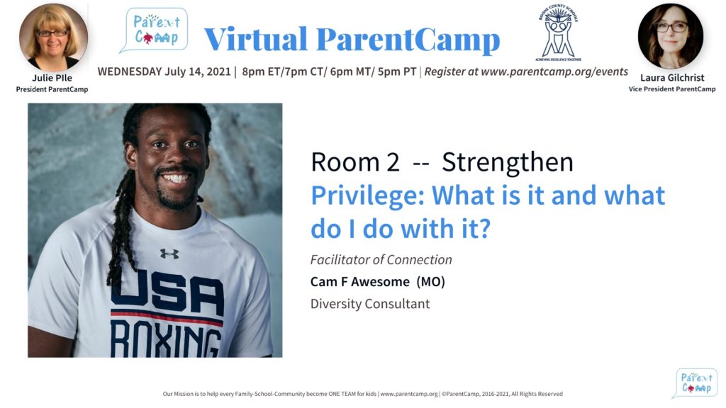 Room-2-Virtual ParentCamp - Cam Awesome