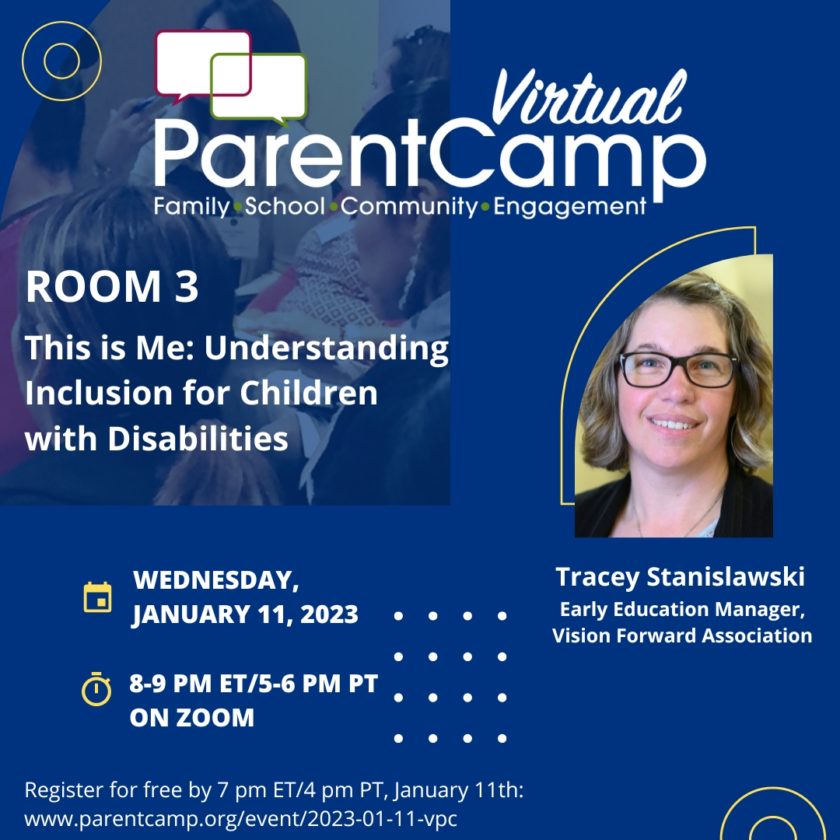 Room 3:  This is Me: Understanding Inclusion for Children with Disabilities