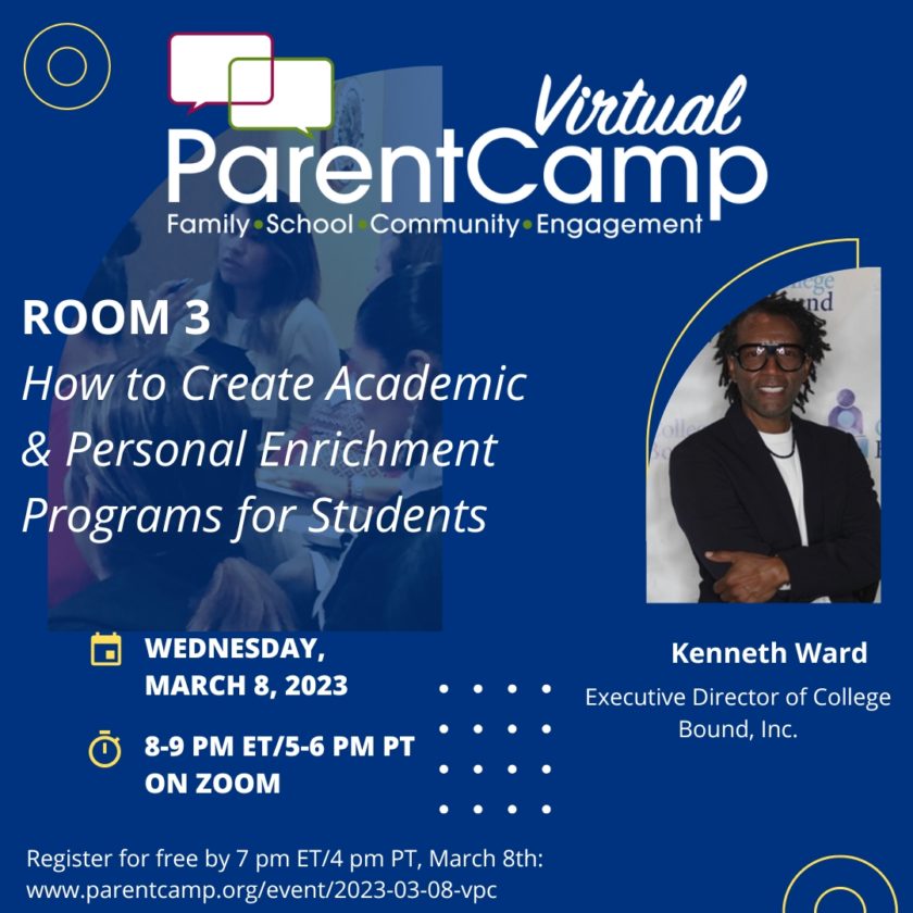 Room 3:  How to create academic and personal enrichment programs for students