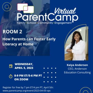 room 2 - how parents can foster early literacy at home