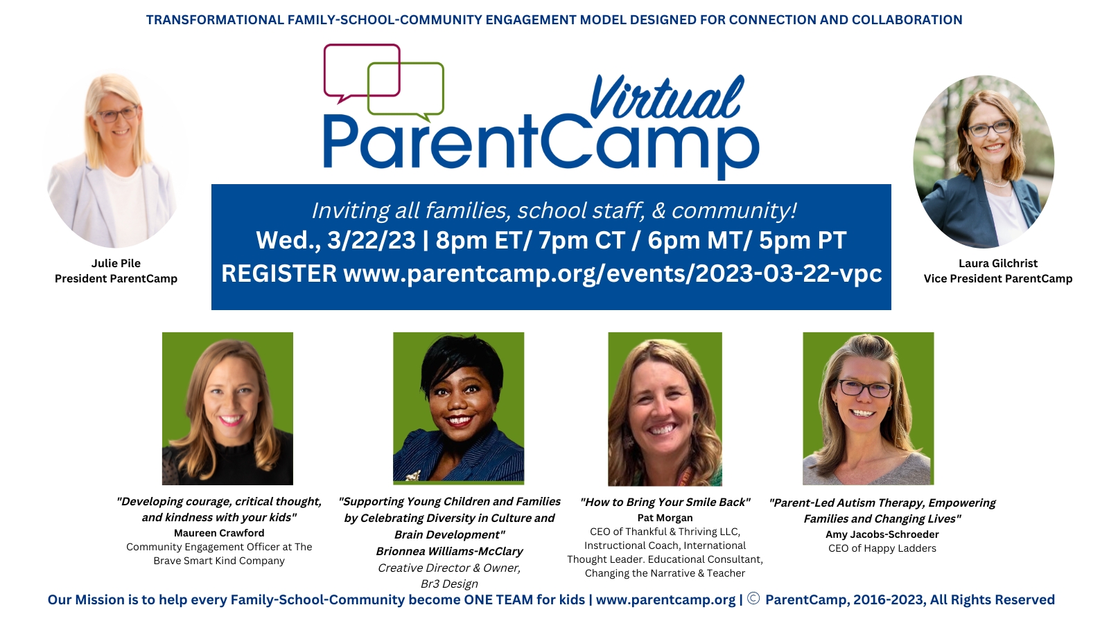 Virtual ParentCamp 3/22/23