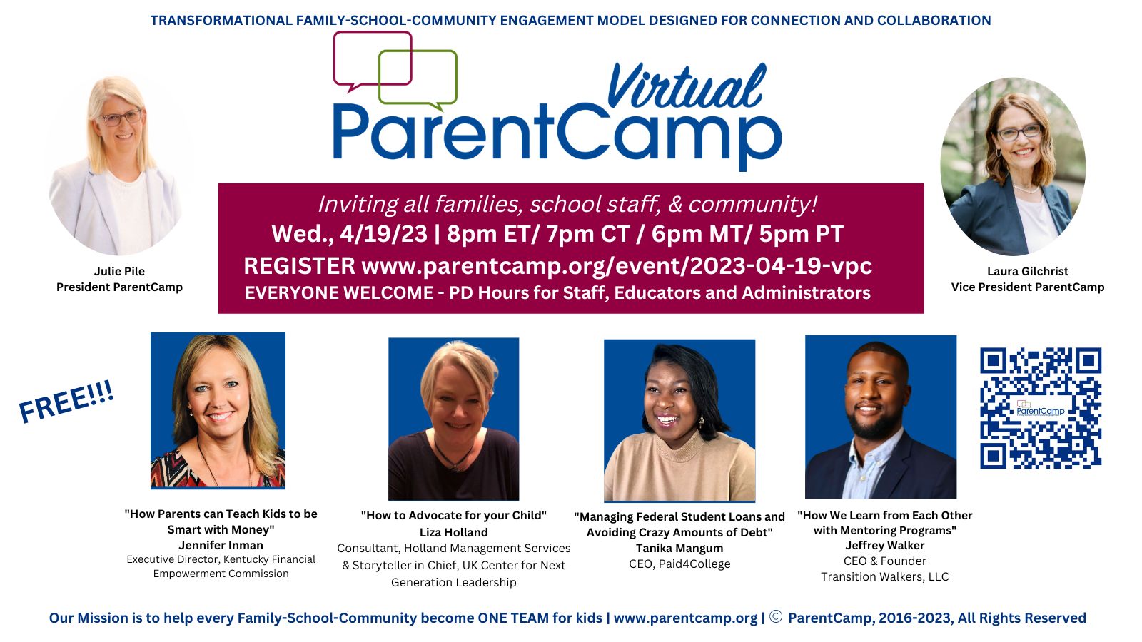 Virtual ParentCamp is set for April 19